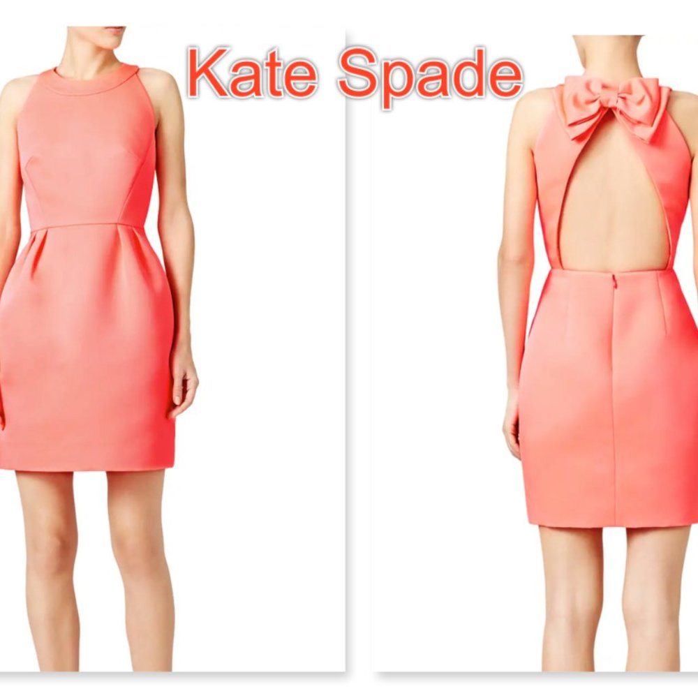 Kate Spade Cupcake Bow Back Dress Sz 10